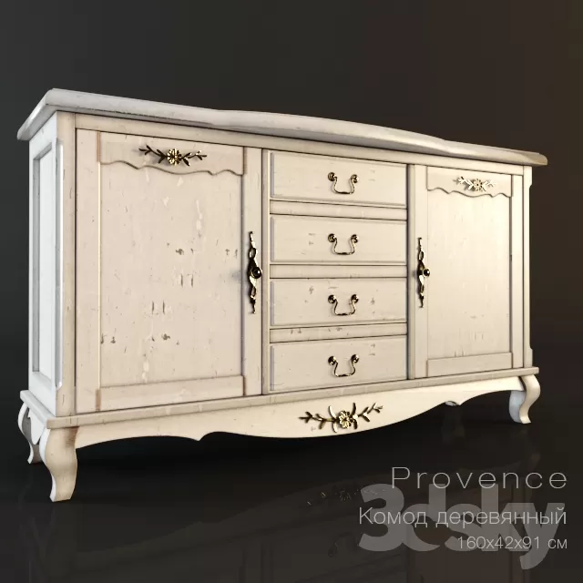 3DSKYFREE – SIDEBOARD - CHEST OF DRAWER 3DS MAX MODELS