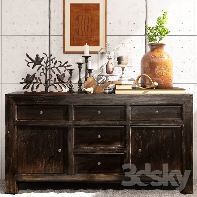 SIDEBOARD – CHEST OF DRAWER 3D MODELS – 090