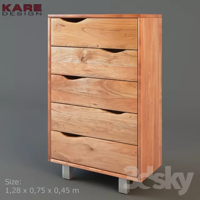 SIDEBOARD - CHEST OF DRAWER 3D MODELS