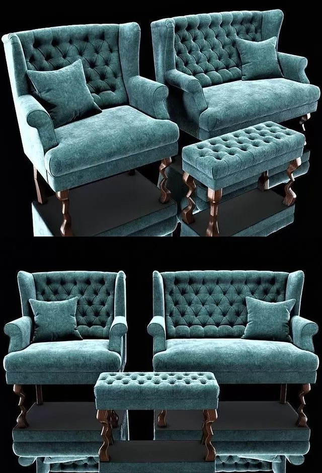 3DSKYFREE – SOFA 3DS MAX MODELS