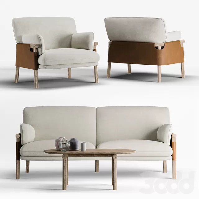 3DSKYFREE – SOFA 3DS MAX MODELS