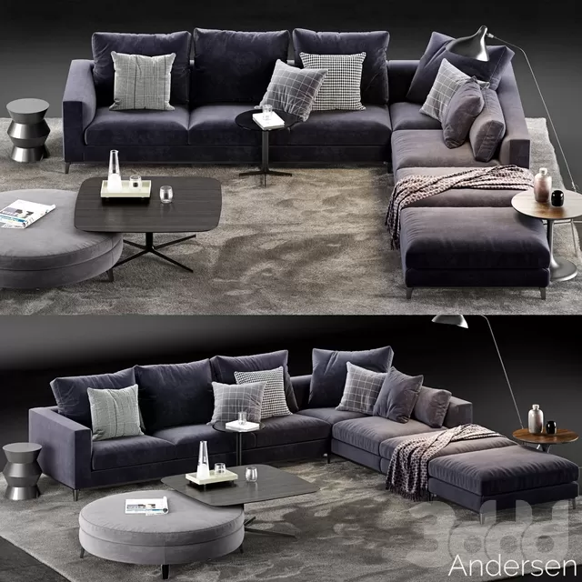 3DSKYFREE – SOFA 3DS MAX MODELS