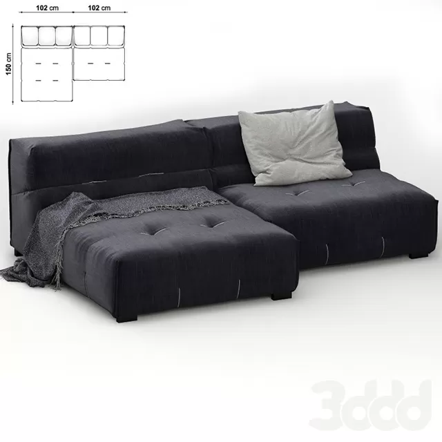 3DSKYFREE – SOFA 3DS MAX MODELS