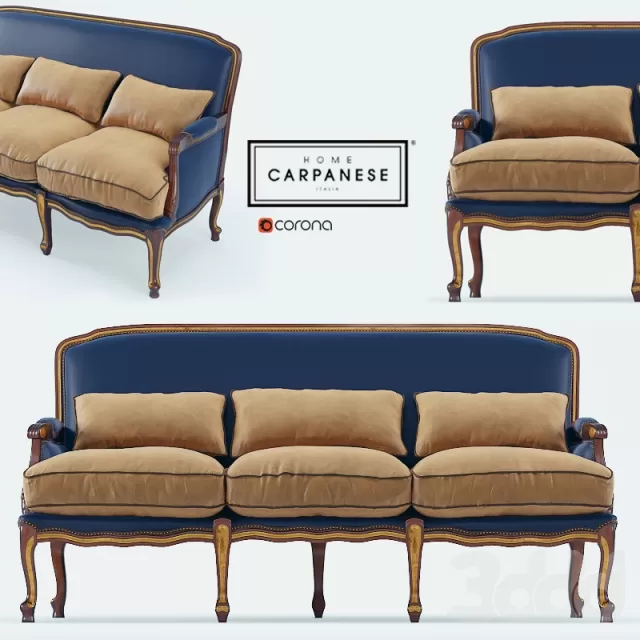 3DSKYFREE – SOFA 3DS MAX MODELS