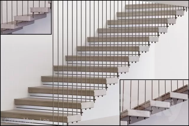 3DSKYFREE – STAIR 3DS MAX MODELS