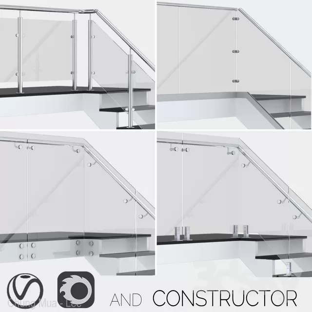 3DSKYFREE – STAIR 3DS MAX MODELS