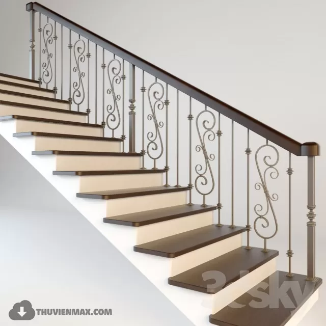 3DSKYFREE – STAIR 3DS MAX MODELS
