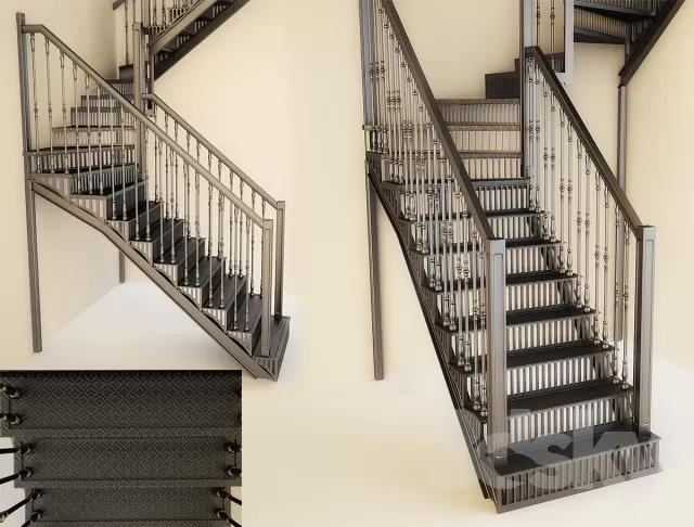 3DSKYFREE – STAIR 3DS MAX MODELS