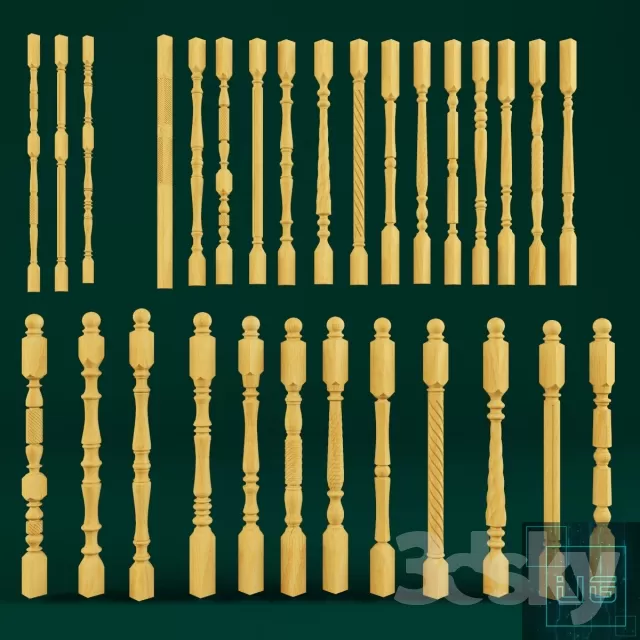 3DSKYFREE – STAIR 3DS MAX MODELS