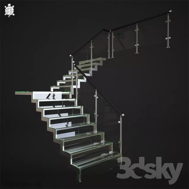 3DSKYFREE – STAIR 3DS MAX MODELS