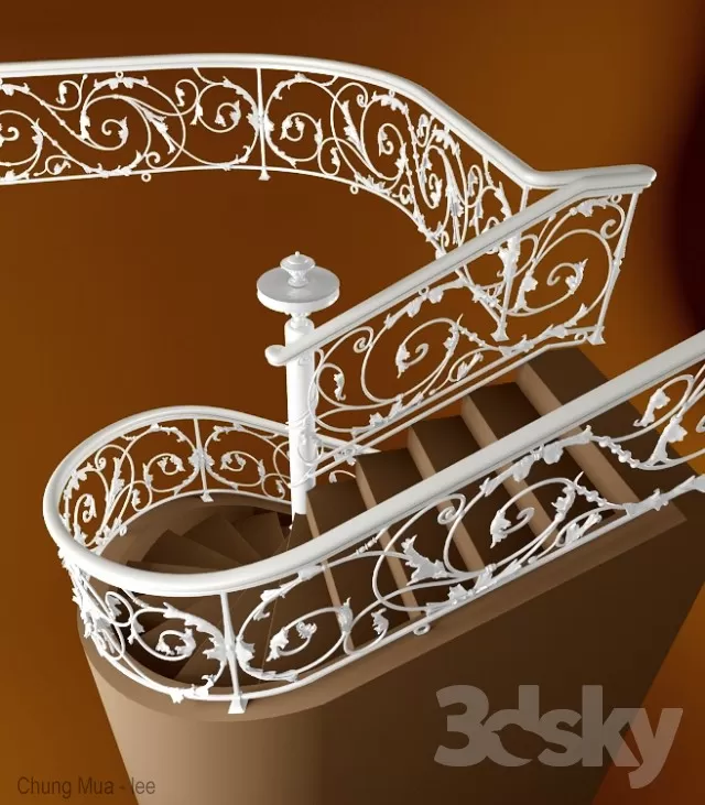 3DSKYFREE – STAIR 3DS MAX MODELS