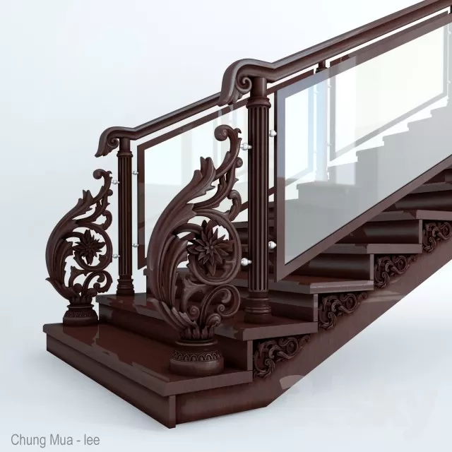 3DSKYFREE – STAIR 3DS MAX MODELS