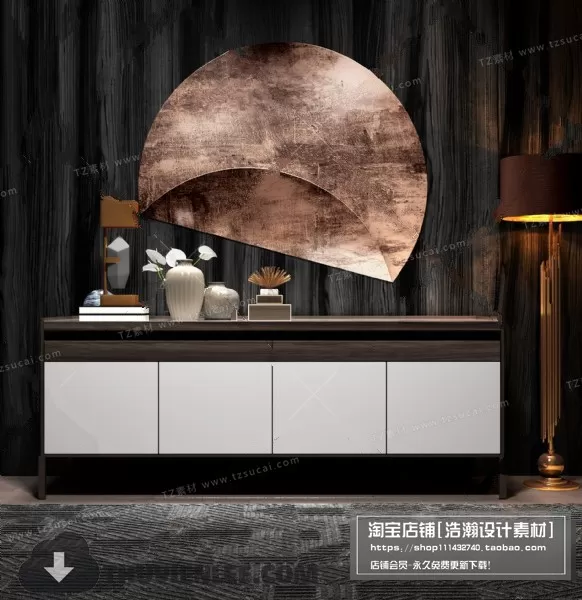 TV SHELF 3D MODELS