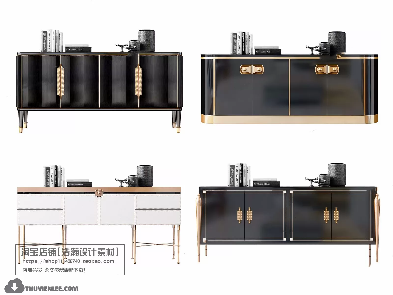 3DSKYFREE – TV SHELF 3DS MAX MODELS