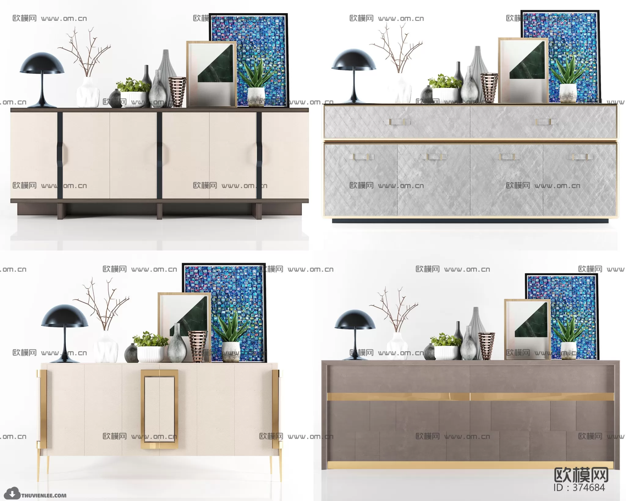 TV SHELF 3D MODELS