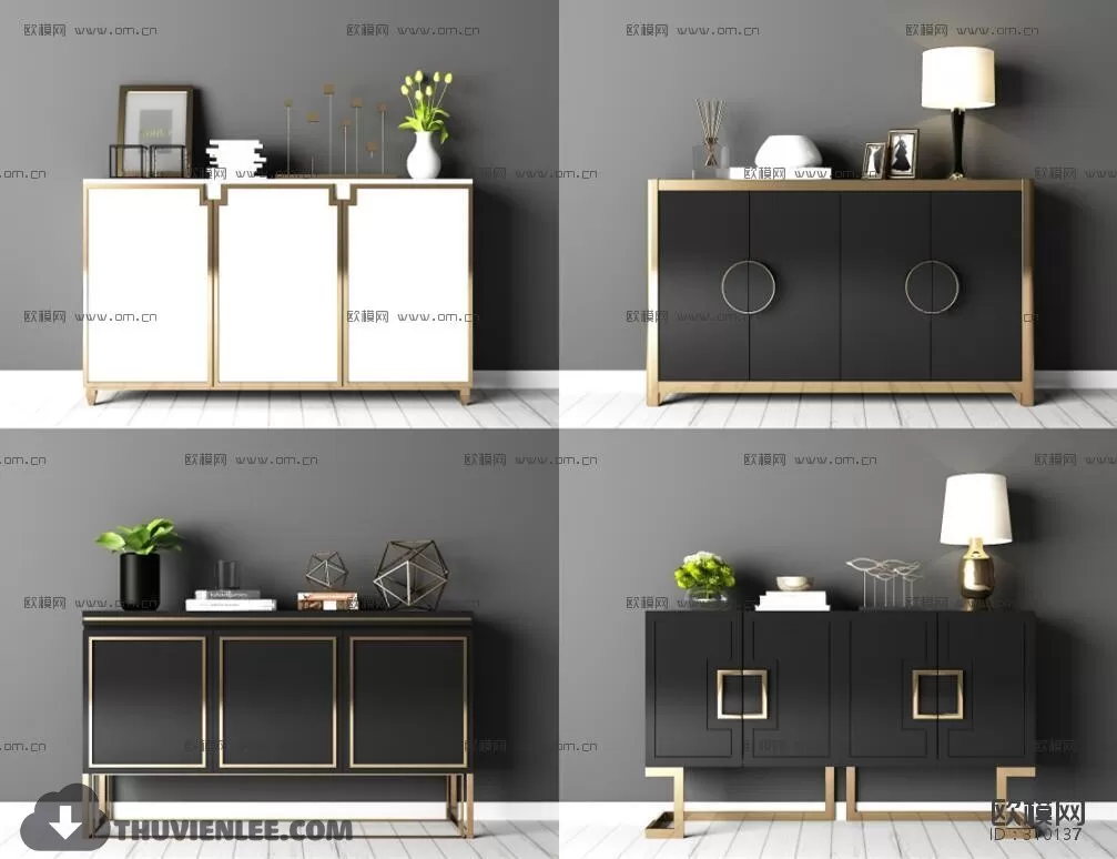 3DSKYFREE – TV SHELF 3DS MAX MODELS