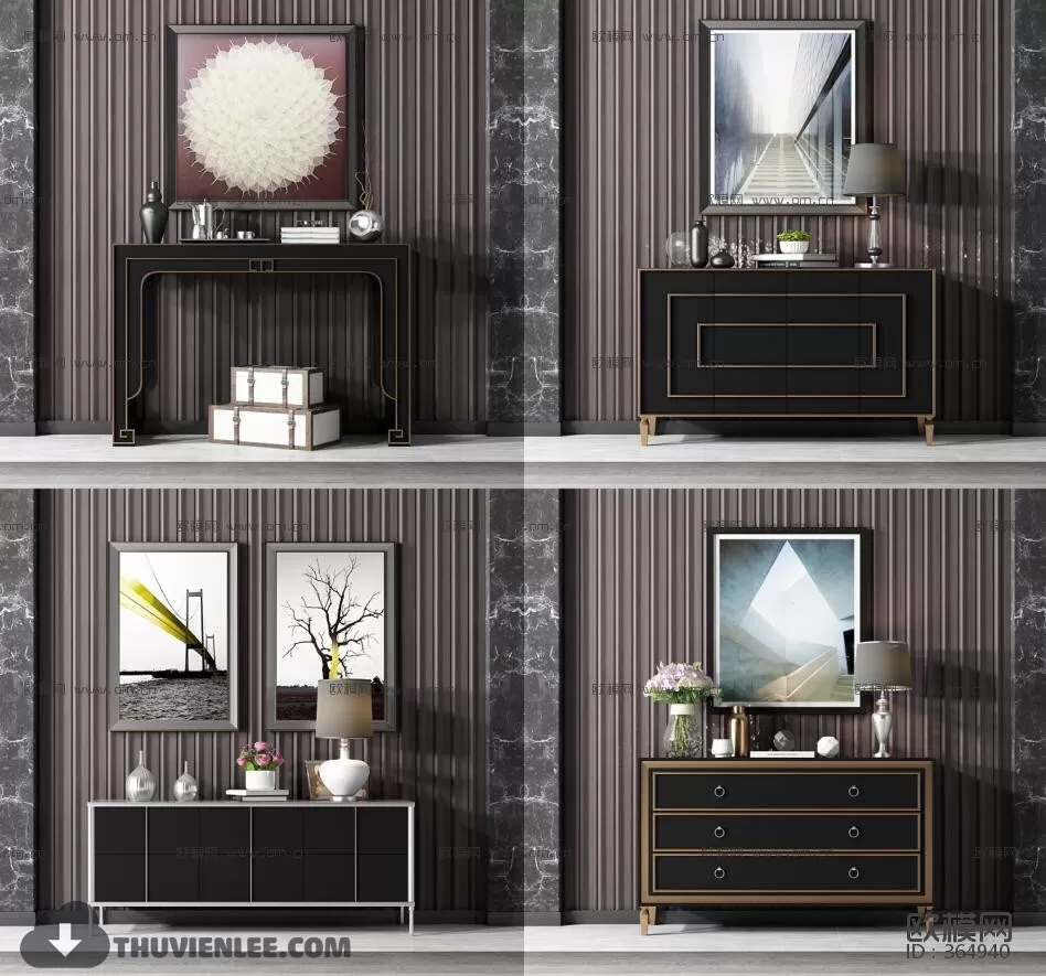 3DSKYFREE – TV SHELF 3DS MAX MODELS