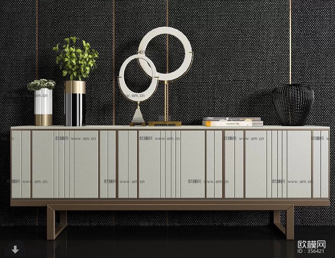 3DSKYFREE – TV SHELF 3DS MAX MODELS