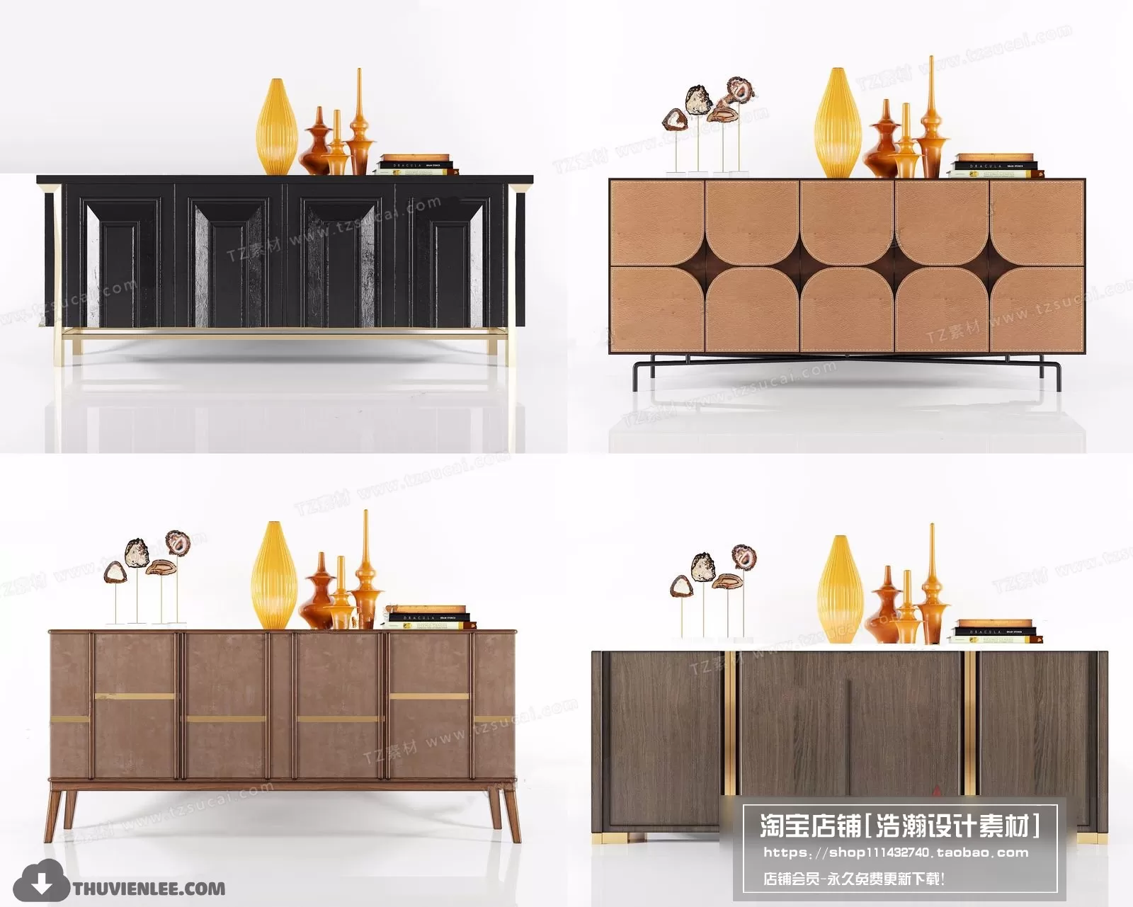 3DSKYFREE – TV SHELF 3DS MAX MODELS