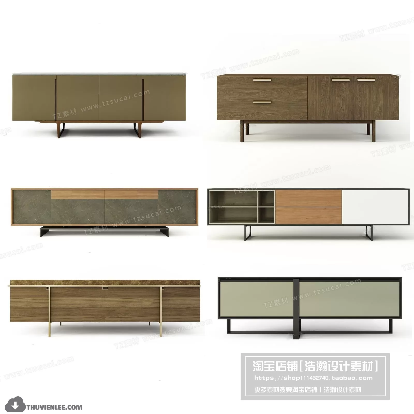 3DSKYFREE – TV SHELF 3DS MAX MODELS