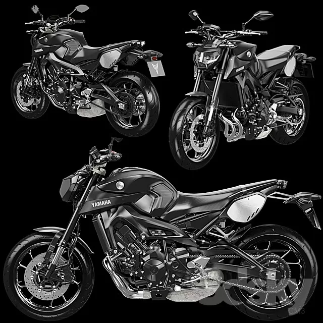 3DSKYFREE – VEHICLE - MOTORBIKE 3DS MAX MODELS