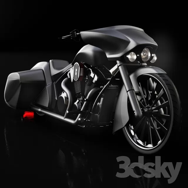 3DSKYFREE – VEHICLE - MOTORBIKE 3DS MAX MODELS