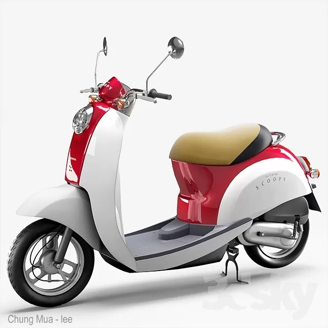 3DSKYFREE – VEHICLE - MOTORBIKE 3DS MAX MODELS