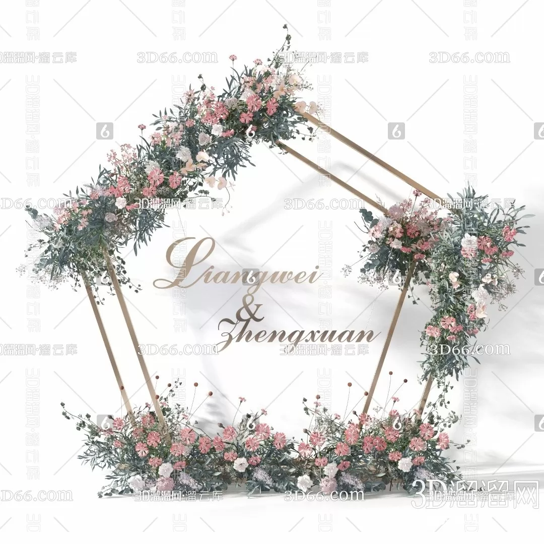 3DSKYFREE – WEDDING 3DS MAX MODELS