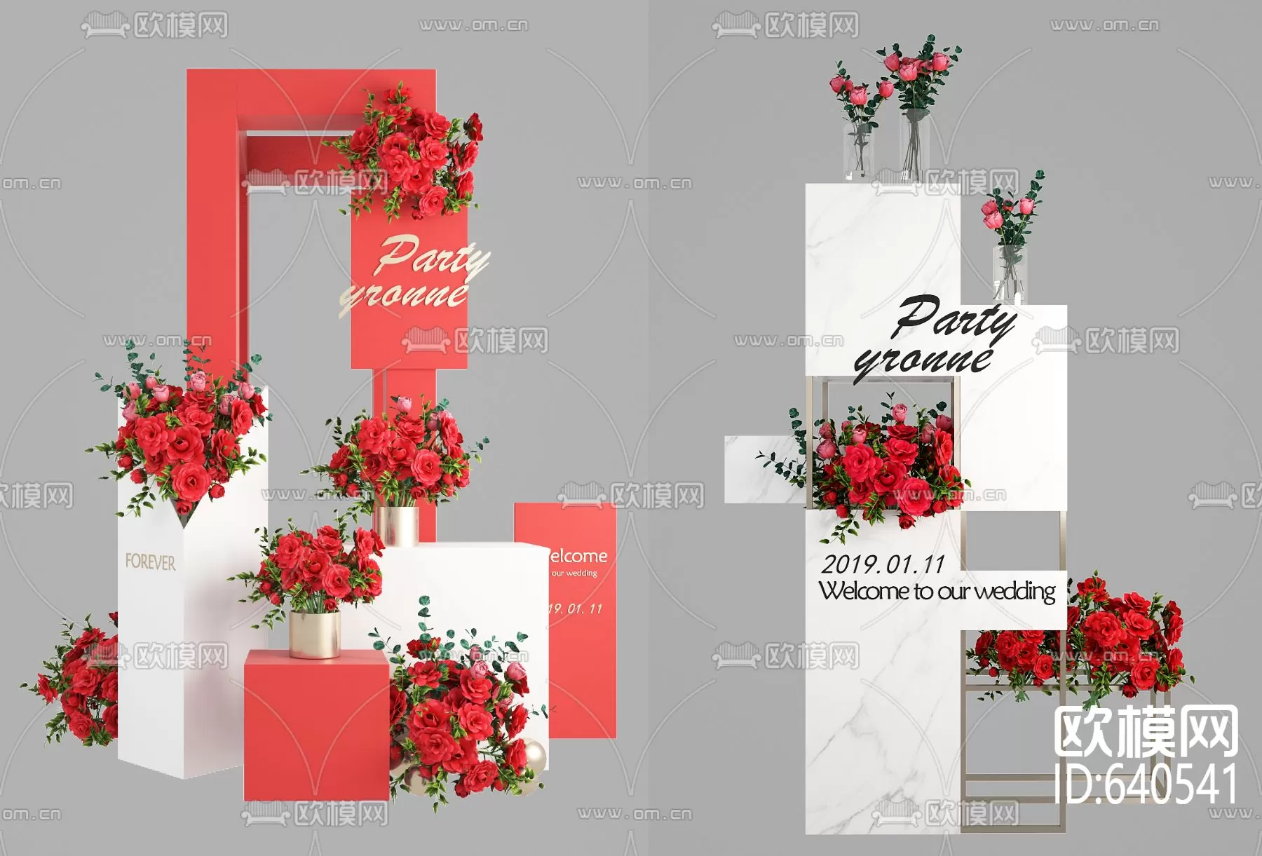 3DSKYFREE – WEDDING 3DS MAX MODELS