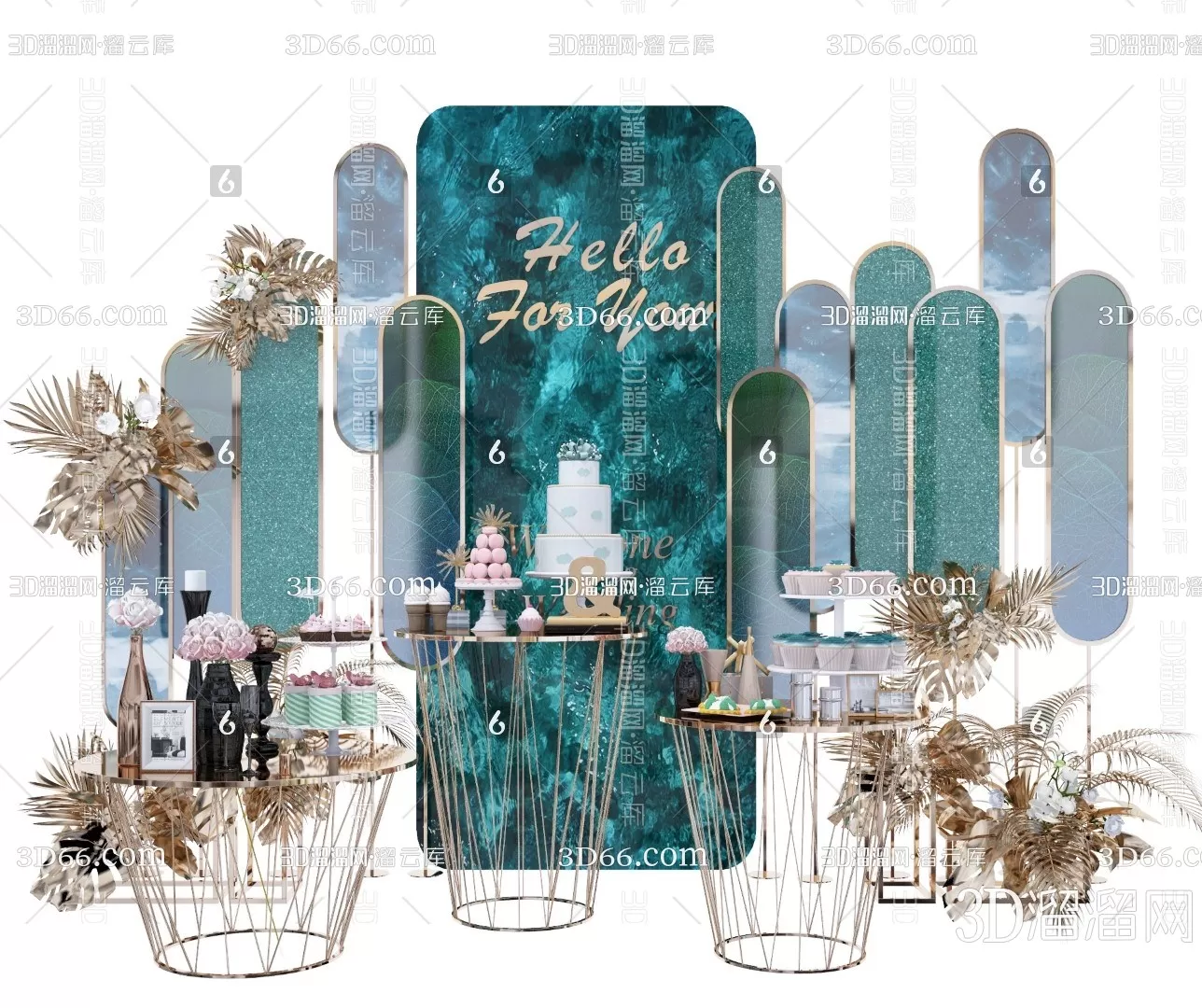 3DSKYFREE – WEDDING 3DS MAX MODELS