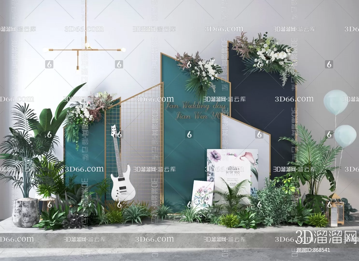 3DSKYFREE – WEDDING 3DS MAX MODELS