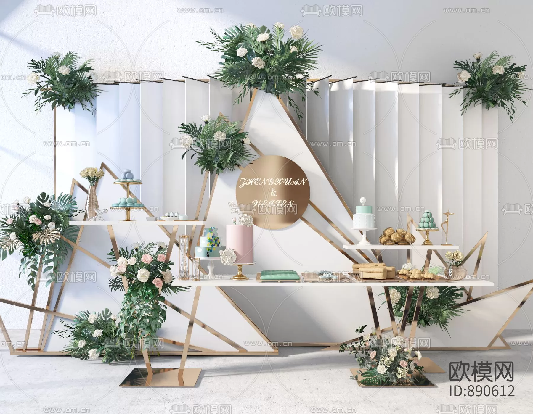 3DSKYFREE – WEDDING 3DS MAX MODELS
