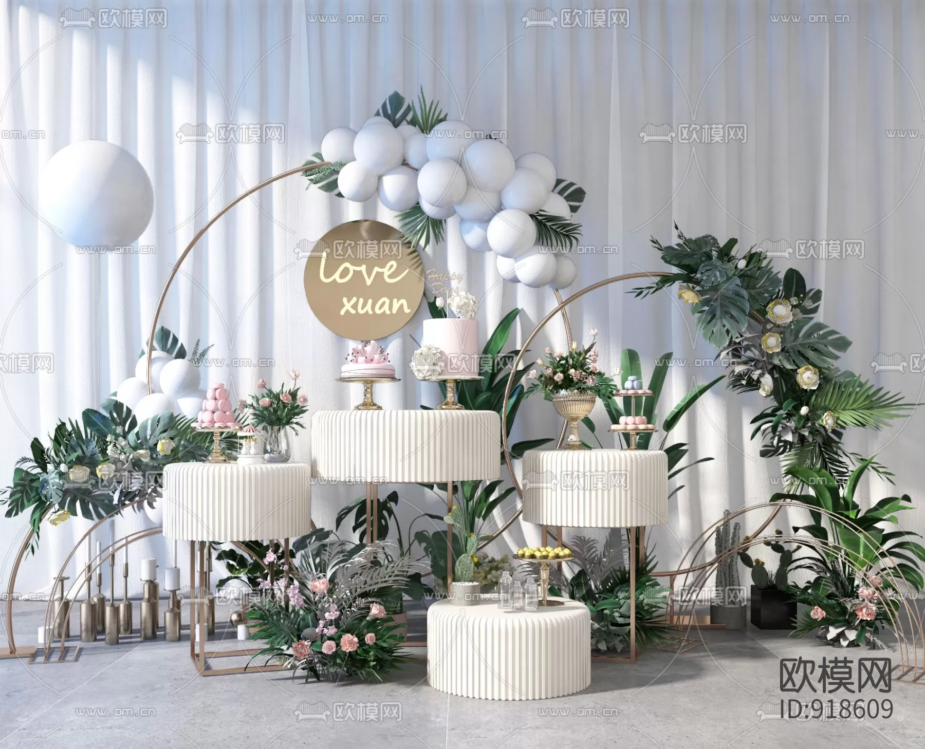 3DSKYFREE – WEDDING 3DS MAX MODELS