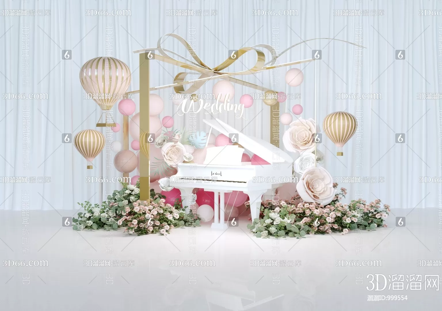 3DSKYFREE – WEDDING 3DS MAX MODELS