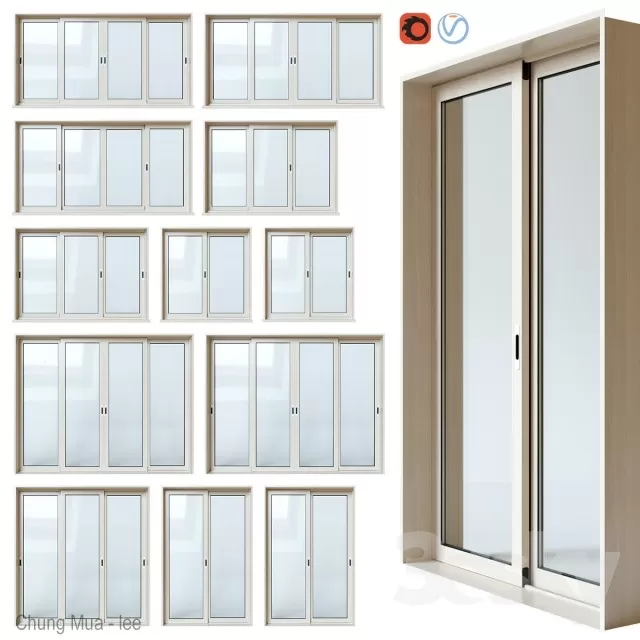 DECOR HELPER – WINDOW 3D MODELS – 35