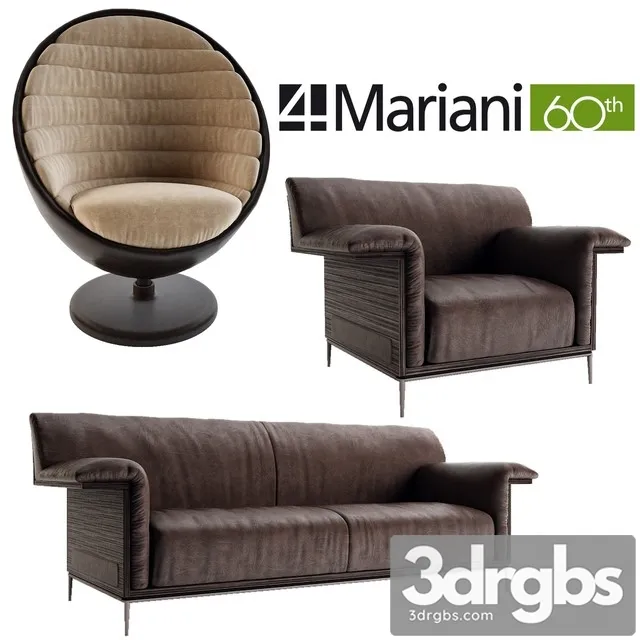 4 Mariani Collection 3D Model Free