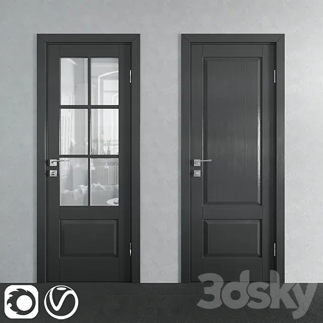4 Profildoors Xn series interior doors 3DModel