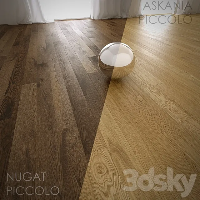 4 types of parquet. barlinek. collection Pure line (MultiTexture + FloorGenerator) 3DModel