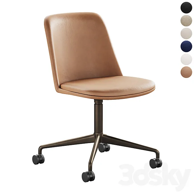 402 &Tradition Rely office chair Hee Welling 2020 3D Model