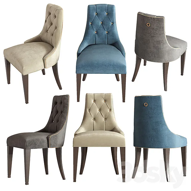 42-THOMAS PHEASANT - RITZ DINING CHAIR 3D Model