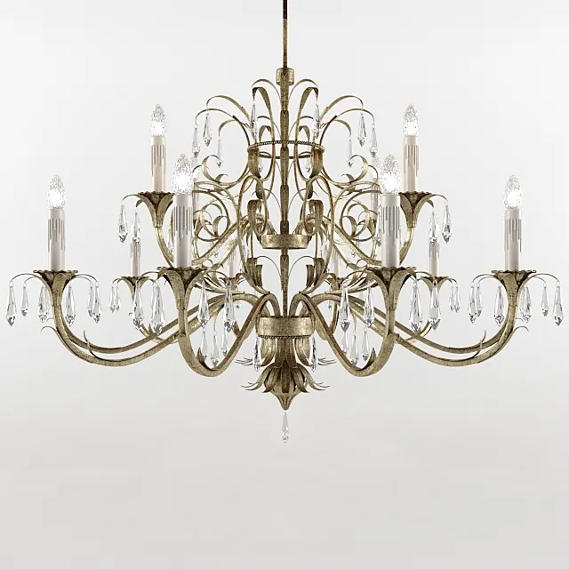 427940ST Fine Art H132.1 x W152.4 cmLamps 3DModel