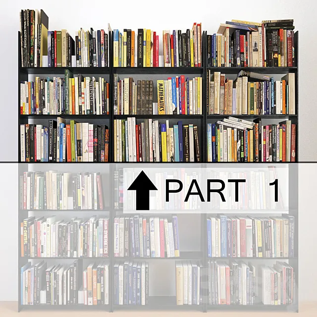 474 books (part 1) 3D Model