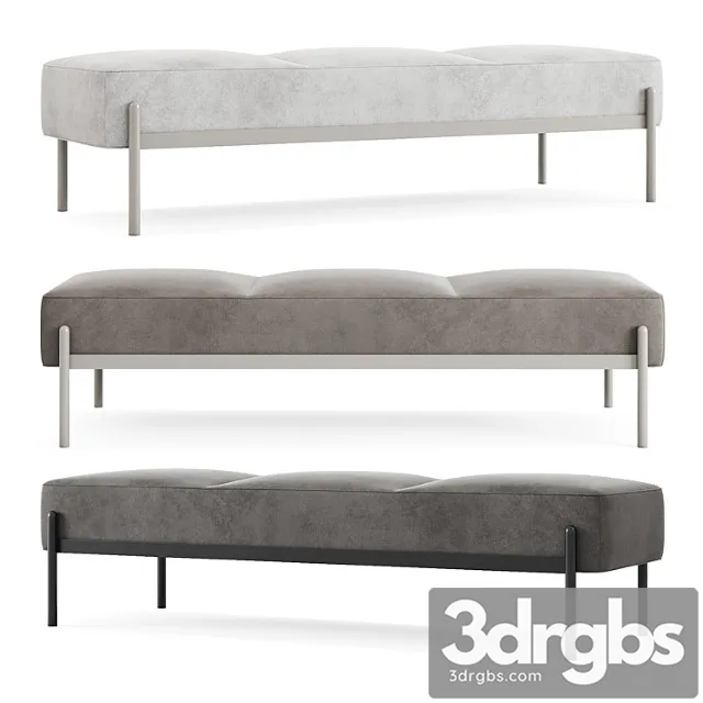 47deg 3deg Etel Bench By Archipelago 3D Model Free