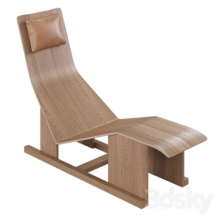 4PM chaise longue by Massproductions 3D Model