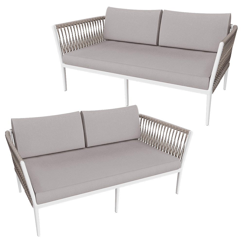 4SiS - 2 seater sofa Kasablanka 3D Model