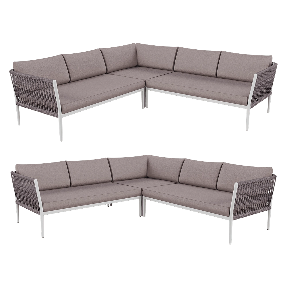 4SiS - Sofa Corner Sofa Kasablanka 3D Model