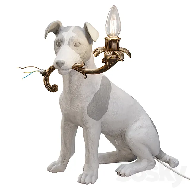 5 MINUTES ALONE ... (Dog lamp) 3D Model