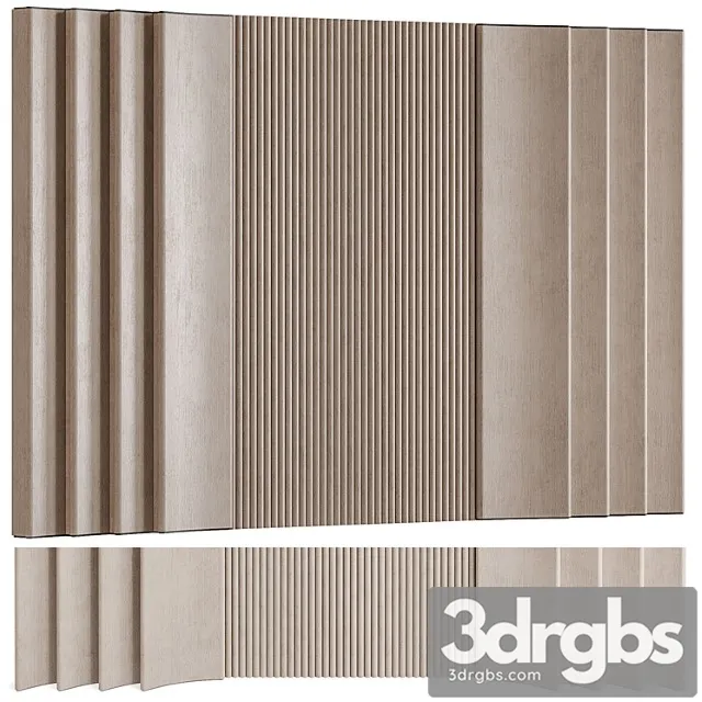 51 wall panels 3D Model Free