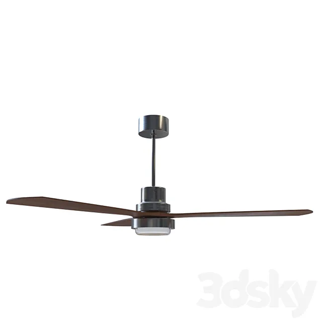 52 “Ceiling Fan Remote Control 3 Blades LED 3D Model