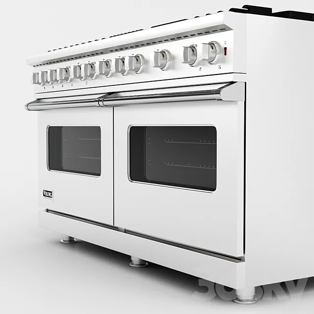 60 Viking Gas Range - VGCC 3DModel